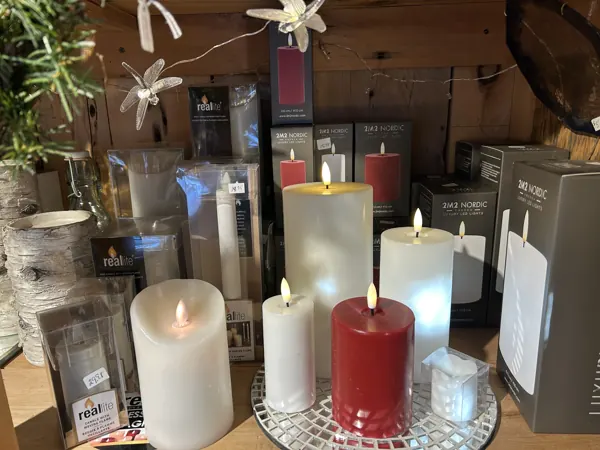 Battery-operated candles